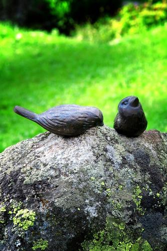 Birds on Tombstone