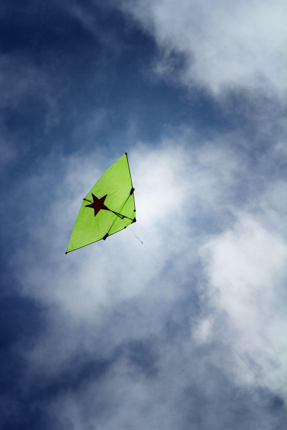 Kite with Red Star